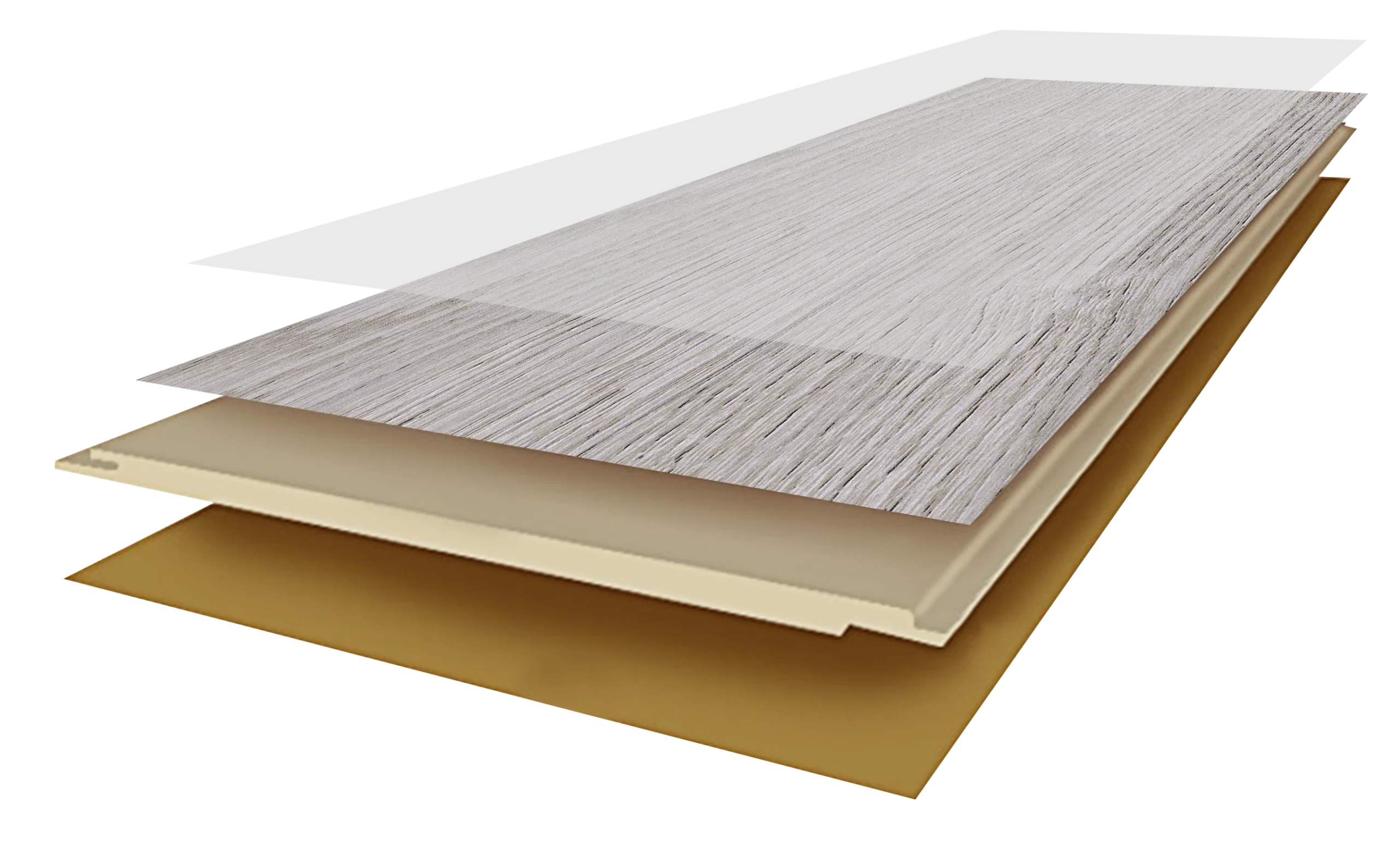Laminate flooring is mainly constructed of four layers