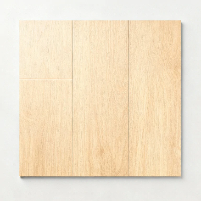 yellow oak laminate flooring display